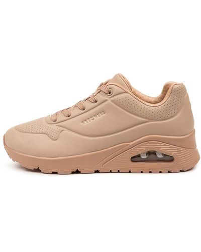 Skechers 73690 Uno Stand On Air Sk Smooth Trainers - Natural
