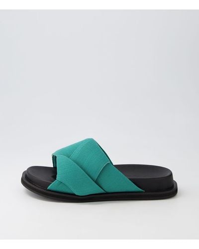 Sol Sana Mellow Footbed Ss Linen Sandals - Green