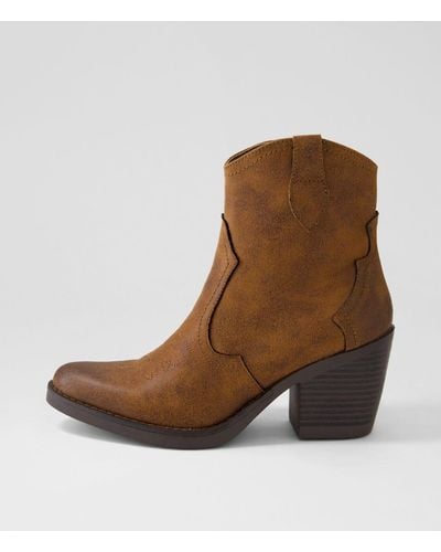 I LOVE BILLY Grosho Il Microsuede Boots - Brown