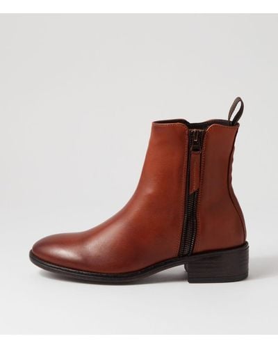 Eos Celi Eo Leather Boots - Brown