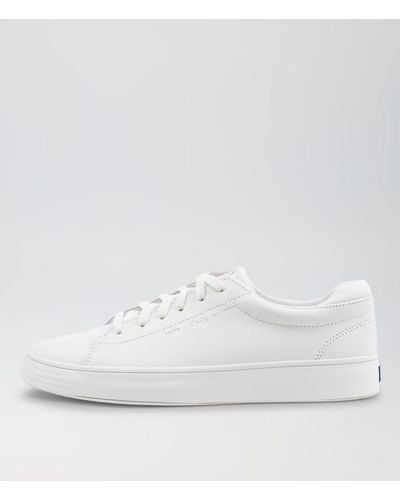Keds Alley Leather Ke White White Leather White White Trainers