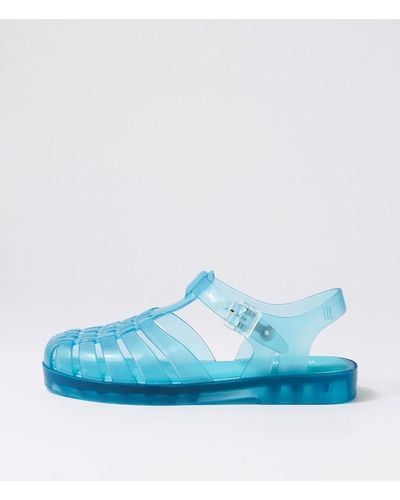 Melissa Possession Ad My Blue Clear Pvc Blue Clear Sandals