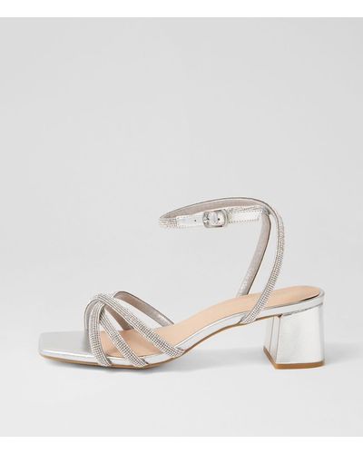 Nude Axelle Nu Leather Sandals - Natural