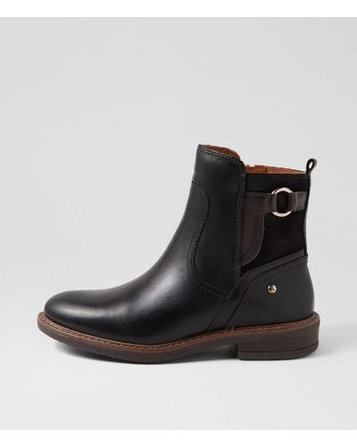 Pikolinos Aldaya 04 Pn Leather Boots - Black