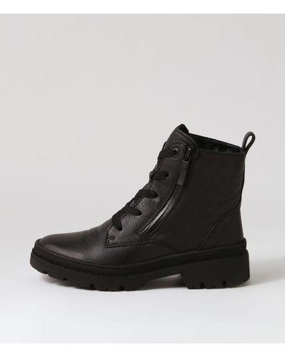 Ara Dover 87 Ar Leather Boots - Black