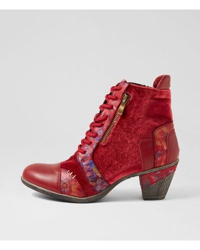 I LOVE BILLY Zolika Il Multi Boots - Red