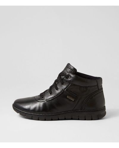 Josef Seibel Steffi 53 Js Nappa Leather Boots - Black
