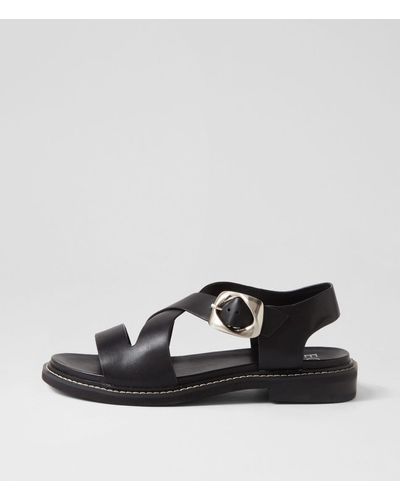 Eos Ornaments Eo Leather Sandals - Black
