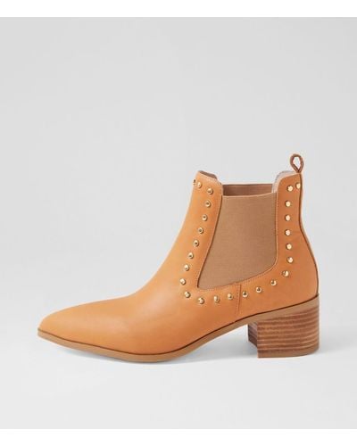 Nude Wynter Nu Leather Boots - Brown