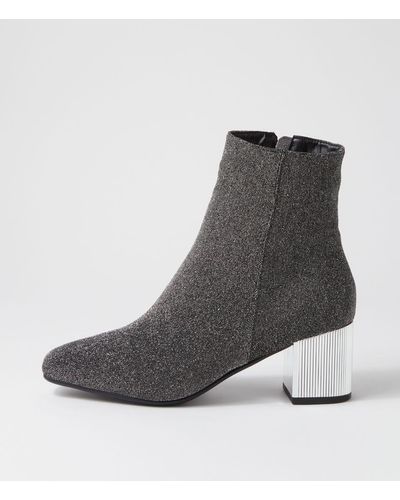 LAGUNA QUAYS Sez Lq Fabric Boots - Grey