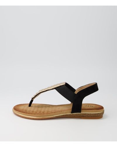 LAGUNA QUAYS Splendid Lq Microsuede Sandals - Brown