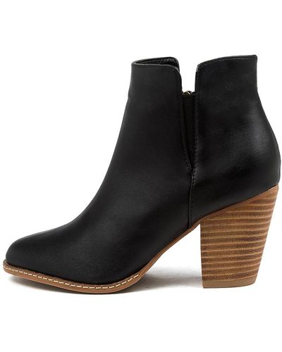 I LOVE BILLY Cady Il Smooth Boots - Black