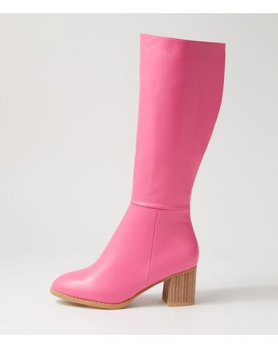 LAGUNA QUAYS Spice Lq Smooth Boots - Pink