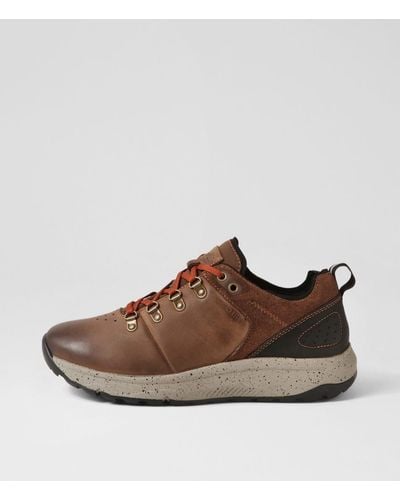 Florsheim Treadlite Plain Fl Crazyhorse Leather Shoes - Brown