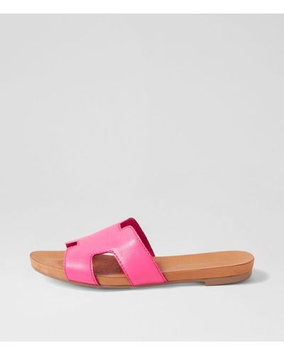 DJANGO & JULIETTE Jamel Djl Leather Sandals - Pink
