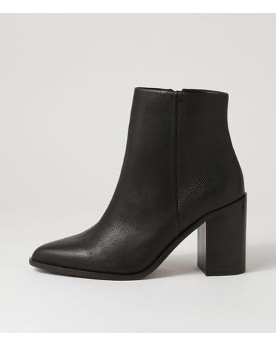 Siren Ria Si Leather Boots - Black
