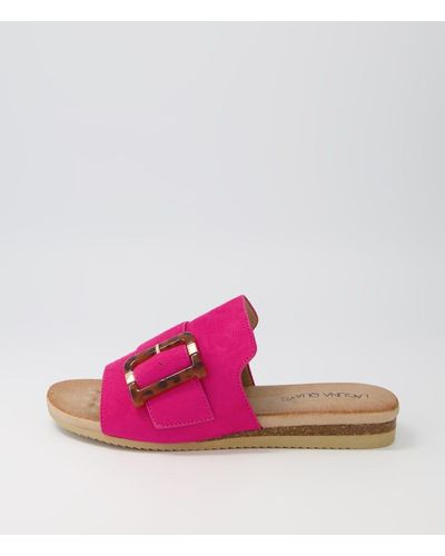 LAGUNA QUAYS Kivari Lq Microsuede Sandals - Pink