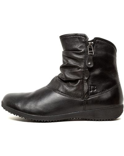 Josef Seibel Naly 24 Leather Boots - Black