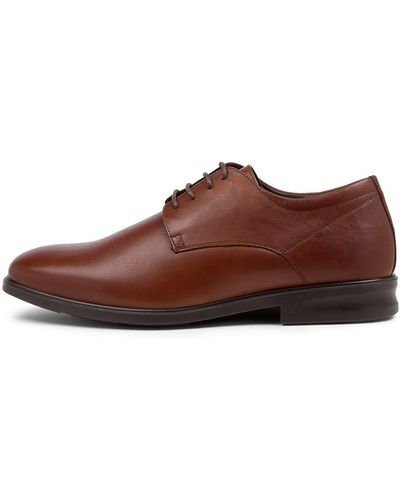 Hush Puppies Eddie Hp Leather Shoes - Brown