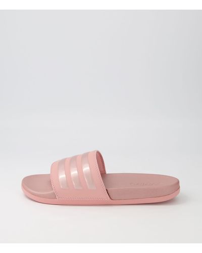 adidas Adilette Comfort W Mauve Earth Earth Smooth Mauve Earth Earth Sandals - Pink