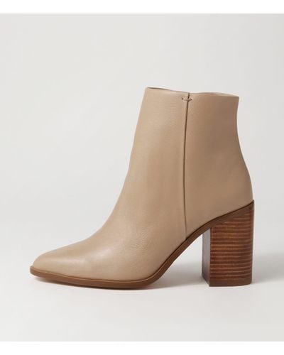 Siren Ria Si Leather Boots - Natural