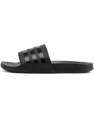 adidas Adilette Comfort Ad Black Black Black Smooth Black Black Black Sandals