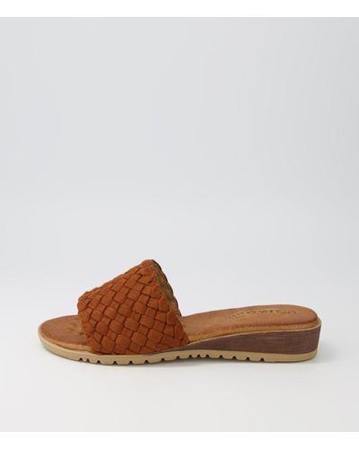 LAGUNA QUAYS Mango Lq Microsuede Sandals - Brown