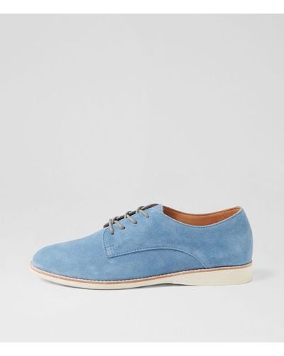 Rollie Derby Supersoft Rl Suede Shoes - Blue