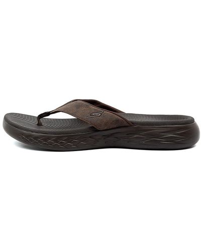 Skechers 55352 On The Go 600 Seaport Sk Smooth Sandals - Brown