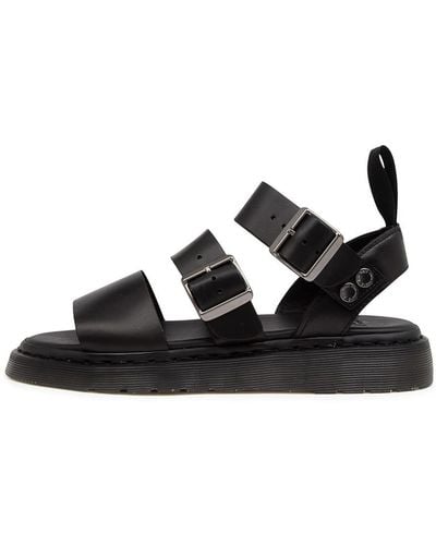 Dr. Martens Gryphon Sandal Dm Leather Sandals - Black
