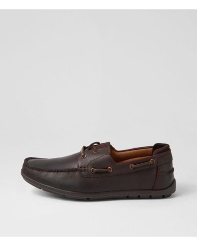 Hush Puppies Flood Hp Leather Shoes - Brown