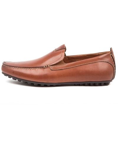 Florsheim Corona Leather Shoes - Brown