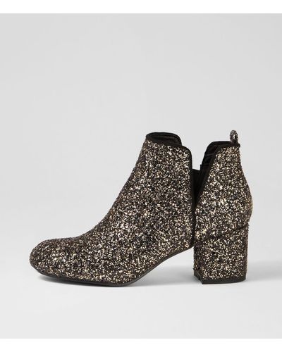 I LOVE BILLY Kallie Il Glitter Boots - Black