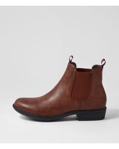 I LOVE BILLY Roma Il Smooth Boots - Brown