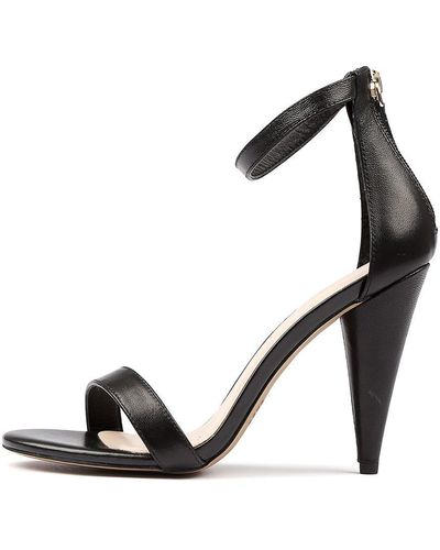 Siren Emerson Leather Sandals - Black