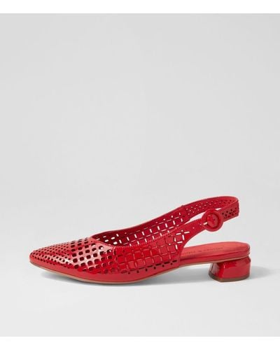 DJANGO & JULIETTE Fabbi Dj Patent Leather Shoes - Red