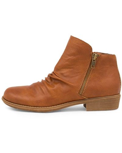I LOVE BILLY Rosie Il Smooth Boots - Brown