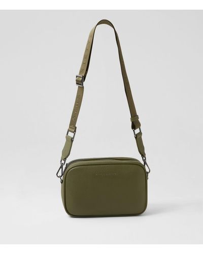 Status Anxiety Plunder Webbed Ax Leather Bags - Green