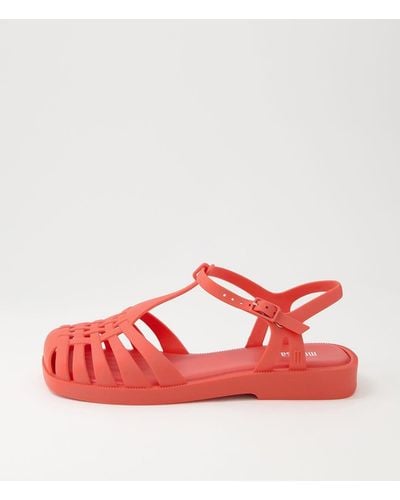 Melissa Aranha Quadrada My Pvc Sandals - Red