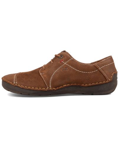 Josef Seibel Fergey 20 Js Leather Shoes - Brown