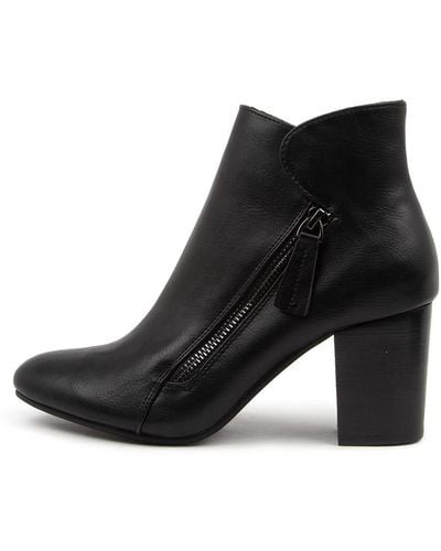 I LOVE BILLY Merritt Black Black Heel Smooth Black Black Heel Boots