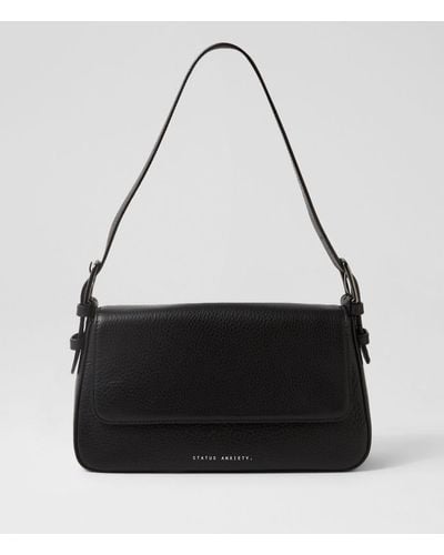 Status Anxiety Figure You Out Ax Leather Bags - Black