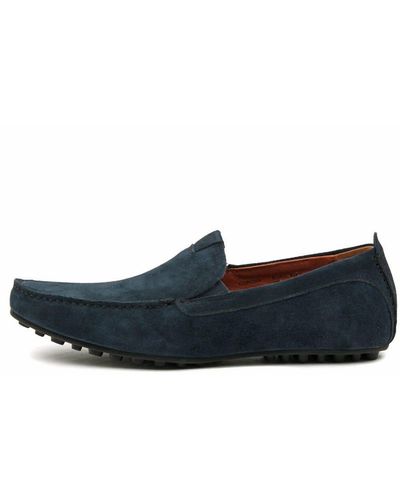 Florsheim Corona Suede Shoes - Blue