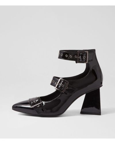 DJANGO & JULIETTE Hanann Dj Patent Leather Shoes - Black