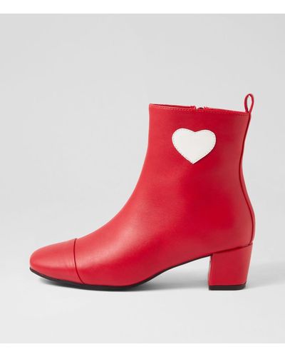 I LOVE BILLY Hersko Il Smooth Boots - Red