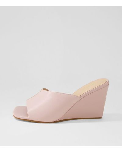 Nude Goldie Nu Leather Sandals - Pink