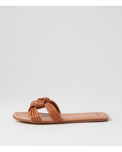 MOLLINI Lacee Mo Leather Sandals - Brown