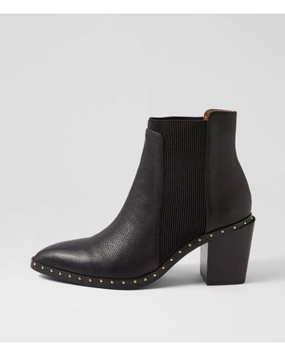 Sol Sana Georgie Ss Leather Boots - Black
