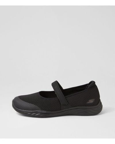 Skechers 137020 On The Go Ideal A Sk Black Black Textile Black Black Shoes