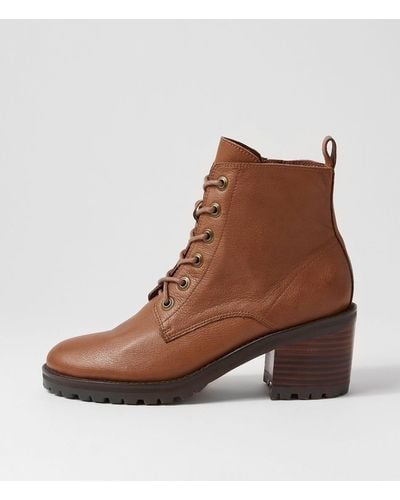 MOLLINI Bartom Mo Leather Boots - Brown